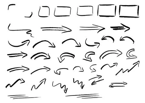 Hand drawn design infographic elements 스톡 일러스트