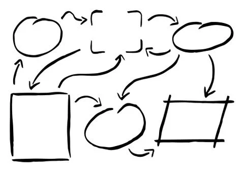 Hand drawn design infographic elements 스톡 일러스트