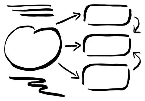 Hand drawn design infographic elements 스톡 일러스트