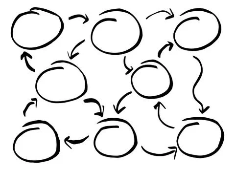 Hand drawn design infographic elements Illustrazione stock