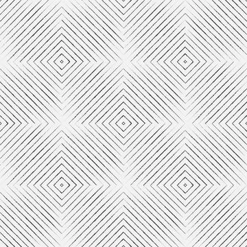 Hand drawn diagonal lines on a white background. Seamless pattern Stock Illustration