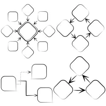 Hand drawn diagram Stock Illustration