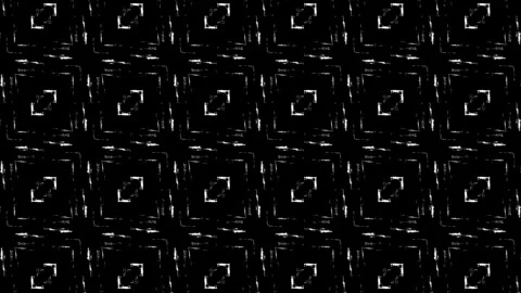 Hand Drawn Distorted Square Grunge Overlay - Noisy Ink Frame Texture Stock Footage 331885218