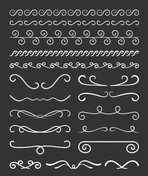 Hand Drawn Dividers Stock Illustration