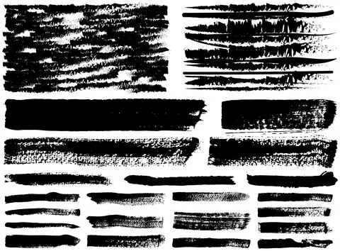 Hand drawn doodle abstract pattern in dark and white style, texture background Stock Illustration
