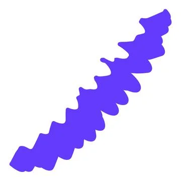 Hand Drawn Doodle Abstract Scribble Shape Stock Illustration