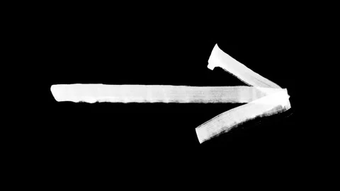 Hand drawn Doodle Arrow animation. Video stock 293808754