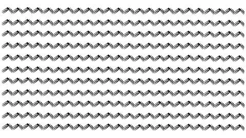 Hand drawn doodle background patterns, seamless ripple pattern, ink paint Stock Illustration