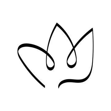 Hand drawn doodle crown design Stock Illustration