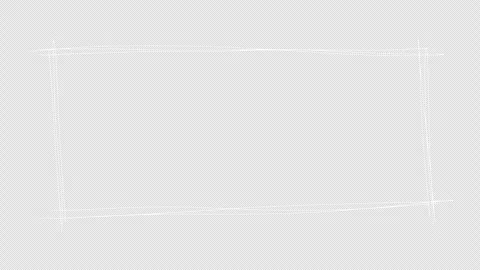 Hand Drawn Doodle Frame Animation Overlay and Green Screen Stock Footage 310051950