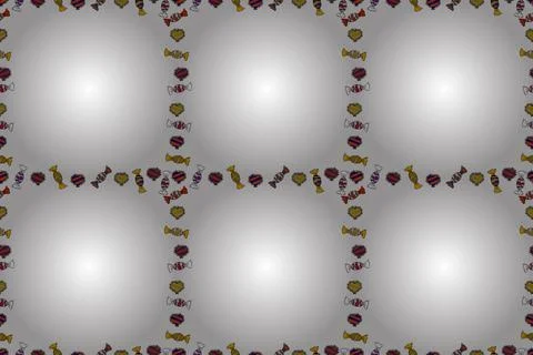 Hand-drawn doodle frames. Raster. Sketch icons for invitation, flyer, poster. Se 库存插图