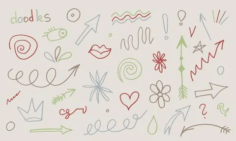 Hand drawn doodle icon. Simple vector drawing Stock Illustration