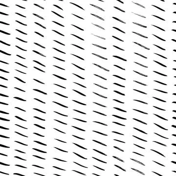 Hand drawn doodle lines vector seamless pattern. Stock Illustration
