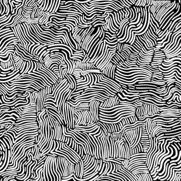 Hand drawn Doodle pattern Abstract ornament background Stock Illustration