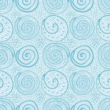 Hand drawn Doodle pattern Abstract ornament background Stock Illustration