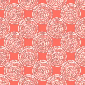 Hand drawn Doodle pattern Abstract ornament background Stock Illustration