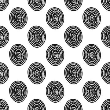 Hand drawn Doodle pattern Abstract ornament background Stock Illustration