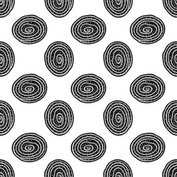 Hand drawn Doodle pattern Abstract ornament background Stock Illustration