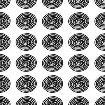 Hand drawn Doodle pattern Abstract ornament background Stock Illustration