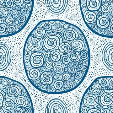 Hand drawn Doodle pattern Abstract ornament background Illustrazione stock