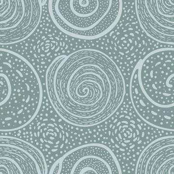 Hand drawn Doodle pattern Abstract ornament background Stock Illustration