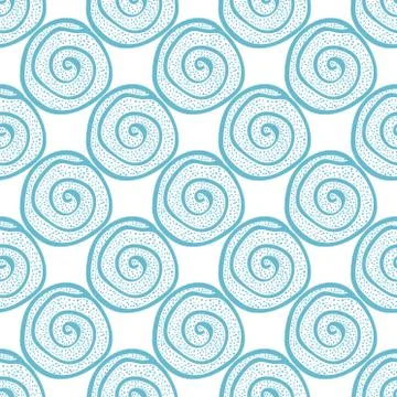 Hand drawn Doodle pattern Abstract ornament background Stock Illustration