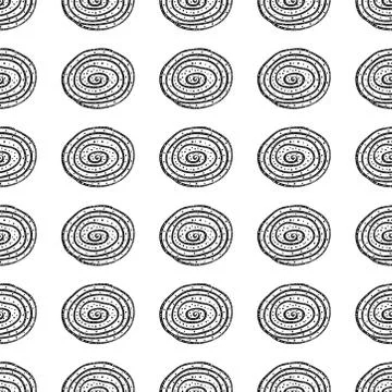Hand drawn Doodle pattern Abstract ornament background Stock Illustration