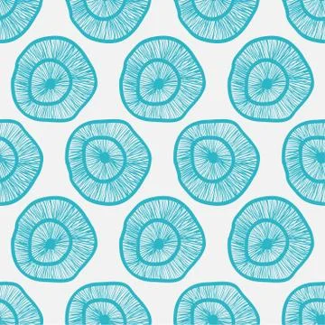 Hand drawn Doodle pattern Abstract ornament background Stock Illustration