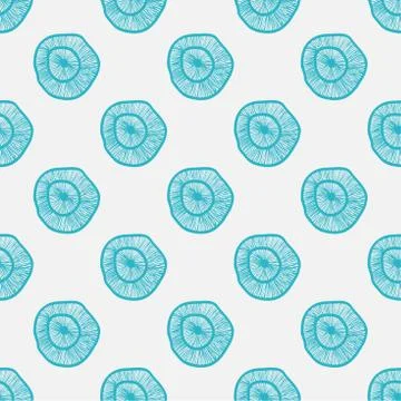 Hand drawn Doodle pattern Abstract ornament background Stock Illustration