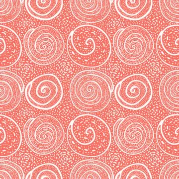 Hand drawn Doodle pattern Abstract ornament background Stock Illustration