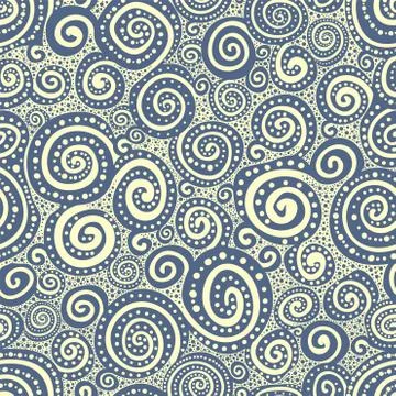 Hand drawn Doodle pattern Abstract ornament background Stock Illustration