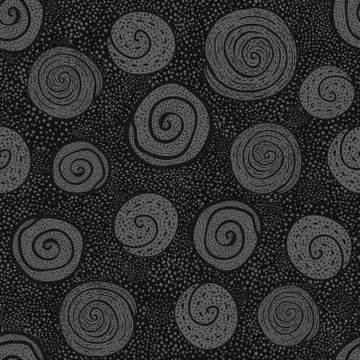 Hand drawn Doodle pattern Abstract ornament background Illustrazione stock