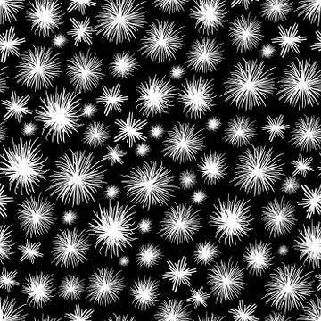 Hand drawn Doodle pattern Abstract ornament background Stock Illustration