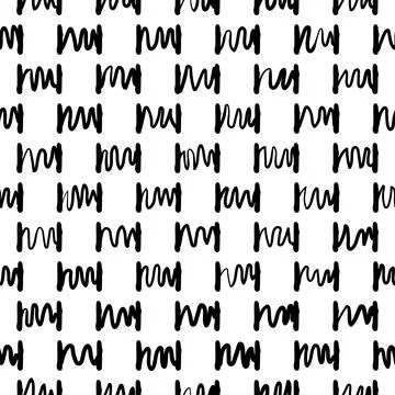 Hand drawn Doodle pattern Abstract ornament background Stock Illustration