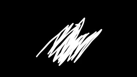 Hand drawn doodle scribble and elements to highlight text. Stock Footage 303326934