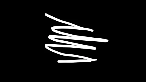 Hand drawn doodle scribble and elements to highlight text. Stock Footage 303326948