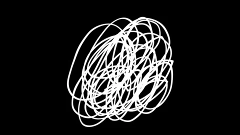 Hand drawn doodle scribble and elements to highlight text. Stock Footage 303326951