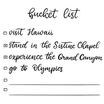 Hand drawn doodle set for Bullet journal vector illustration. Stock Illustration