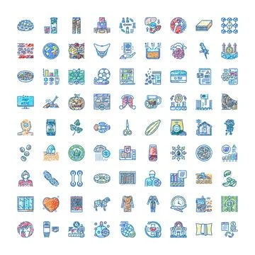 Hand drawn doodle set for diverse concepts 스톡 일러스트