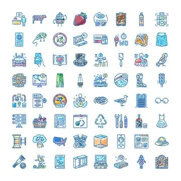Hand drawn doodle set of various icons and concepts Illustrazione stock