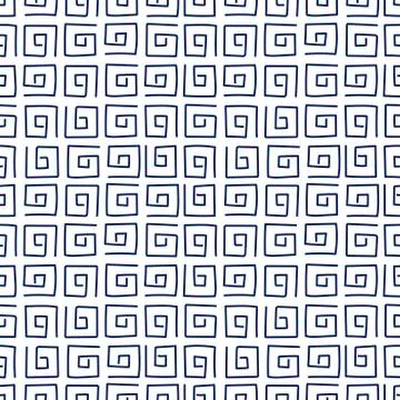 Hand drawn Doodle snail pattern. Vector seamless background. Stock Illustration