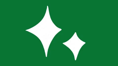 Hand Drawn Doodle Sparkle Animation Green Screen Stock Footage 323468626