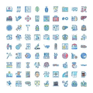 Hand drawn doodle style icon collection on white 스톡 일러스트