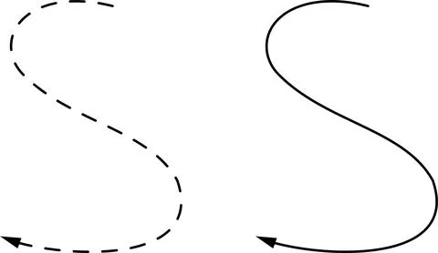 Hand drawn dotted arrows set vector illustration isolated 库存插图