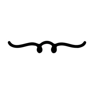 Hand drawn double drop divider vector illustration featuring unique decorat.. 库存插图