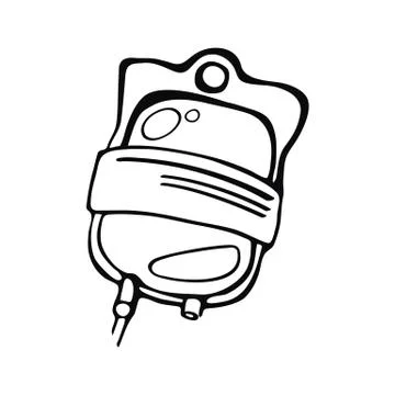 Hand-drawn drop counter Stock Illustration