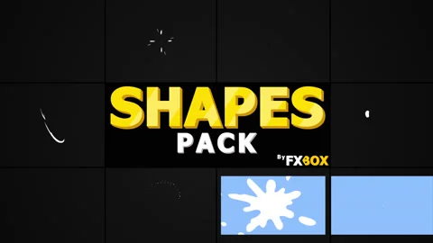 Hand Drawn Dynamic Shapes and Transitions Pack Stock Footage 130919030
