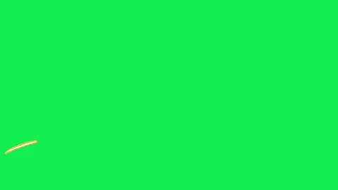 Hand Drawn Elegant Love Line with Red Heart Animation on Green Screen Vídeos de archivo 336104387