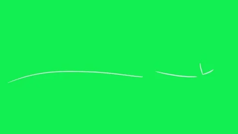 Hand Drawn Elegant White Heart Slider Motion Graphic on Green Screen Vídeos de archivo 336104422
