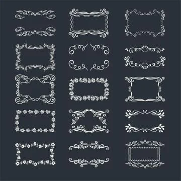 Hand-drawn elements Stock Illustration